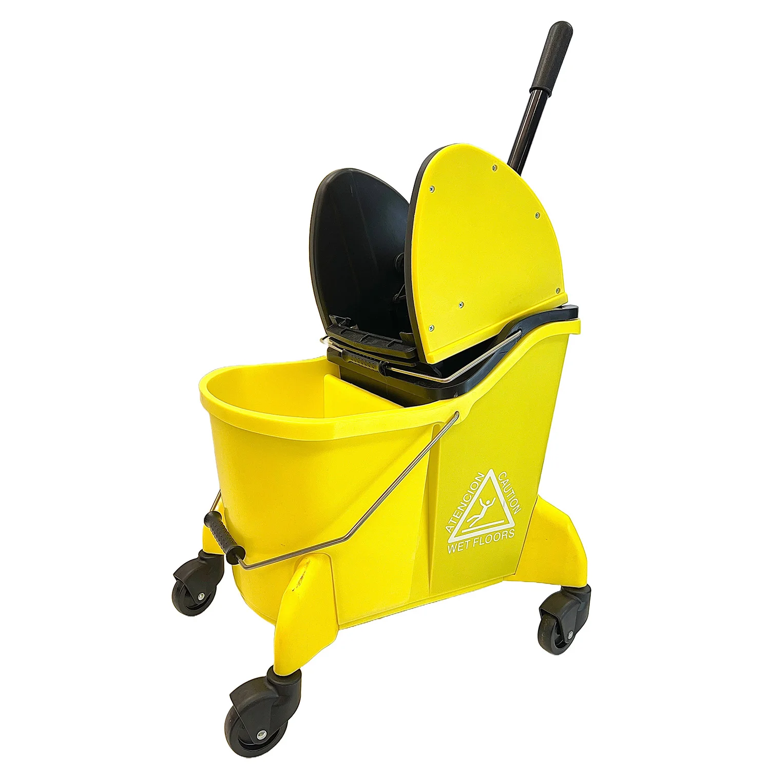 Mop-Bucket-Dual-Cavity-Yellow_Blk-1 MOP BUCKET DUAL-CAVITY YEL/BLK - Image 1