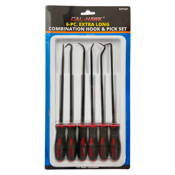 EXTRA LONG PICK & HOOK SET 6PCS