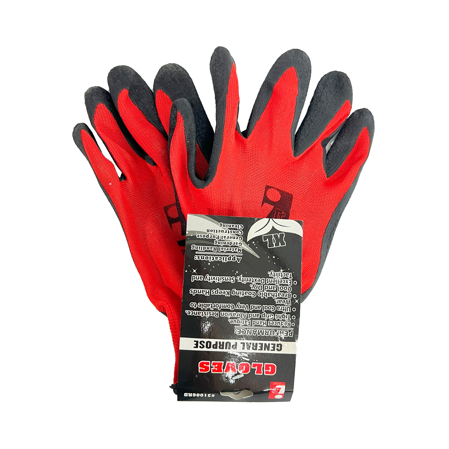 MULTI-PURPOSE-RED-BLK-GLOVES MULTI PURPOSE RED-BLK GLOVES - Image 1