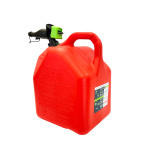 RED PLASTIC GAS TANK  5 GAL SCEPTER - Image 2